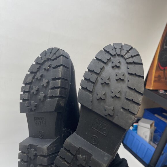 Madden NYC Chunky Chelsea Platform Lug Boots Women's Size 9 Black Comfort - Picture 6 of 13